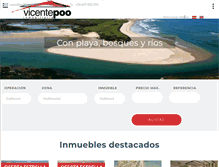 Tablet Screenshot of inmobiliariavicentepoo.com